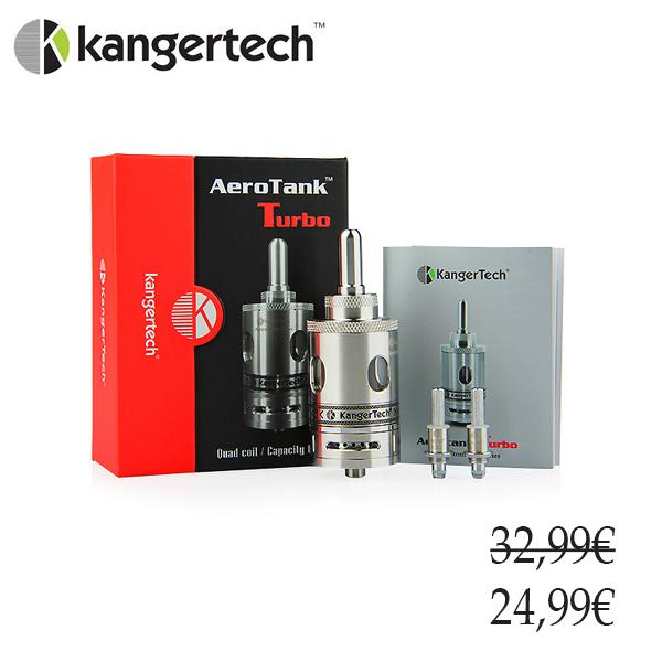 Hasta el lunes de la semana que viene ofertón en Kanger Aerotank Turbo: de 32,99€ a 24,99€.facebook.com/vaporyvida/pho…