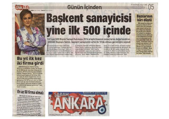 angiad1991's tweet photo. "Başkent Sanayicisi Yine İlk 500 İçinde" @SEMZFATMA @SabahAnkara http://t.co/pMXsftdzQZ