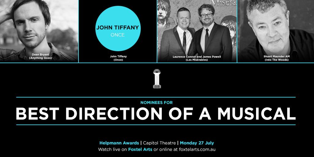 (1/2) Congrats to: @DeanJamesBryant (<a href="/AnythingGoesAu/">Anything Goes</a> <a href="/OperaAustralia/">Opera Australia</a>) John Tiffany (<a href="/OnceMusicalAu/">Once Musical Au</a>)