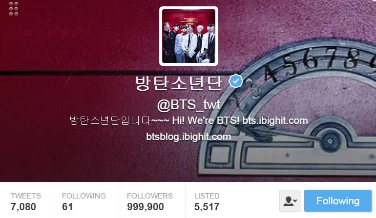 BTS_ARMY's tweet photo. 100 followers to #BTS1MFollowers #BTS1MillionFollowers 방탄소년단 @BTS_twt @bts_bighit @BigHitEnt http://t.co/QXkvmu8sQs