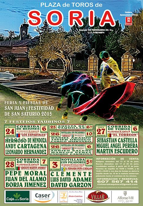desdeSoria's tweet photo. Este lunes, sorteamos 8 abonos para la Feria de San Juan 2015 (Cuatro en FB y cuatro en Tw). RT este mensaje. http://t.co/L8G2tYUxt1