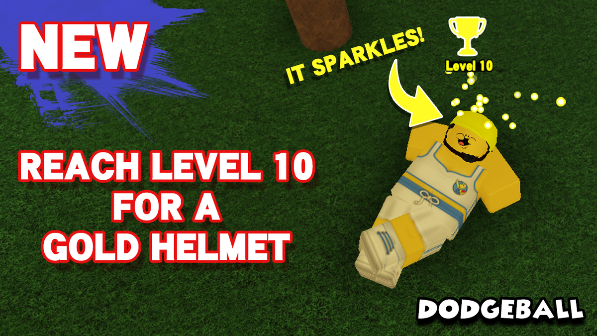 Alexnewtron On Twitter Did You Know If You Reach Level 10 In Roblox Dodgeball You Ll Earn This Special Gold Helmet That Sparkles Http T Co Tpqdsngxsg - roblox dodgeball dodgeball twitter codes roblox Alexnewtron On Twitter Did You Know If You Reach Level 10 In Roblox Dodgeball You Ll Earn This Special Gold Helmet That Sparkles Http T Co Tpqdsngxsg - dodgeball twitter codes roblox