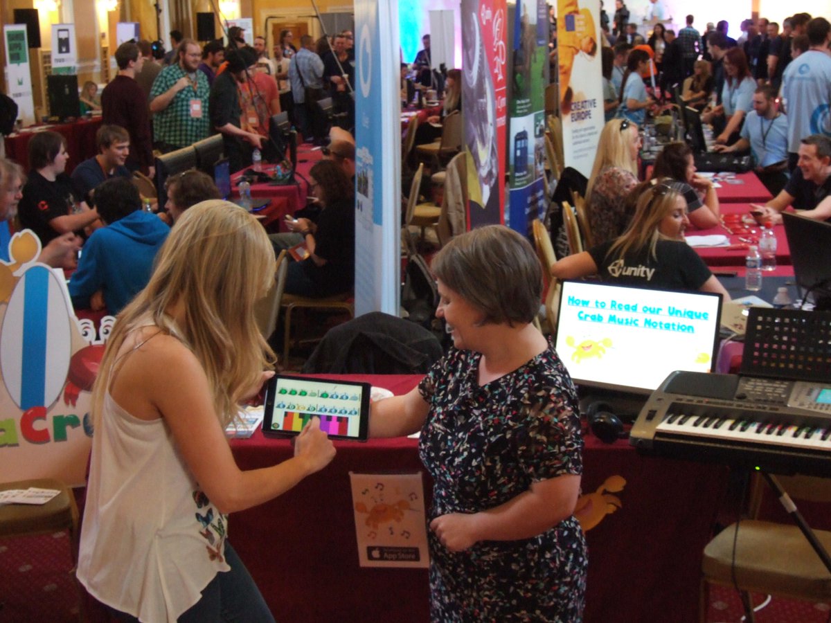 ChromaCrabsApp's tweet photo. Marieclare Carey-Jones from Made in Cardiff TV interviewing ChromaCrabs. 8pm tonight. @CEMAS_USW #educationapps http://t.co/ltxcrpxcsf