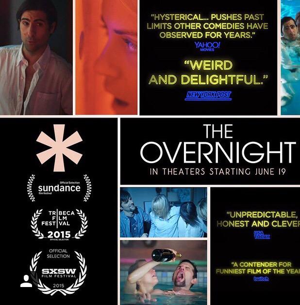 KimberlyJMuller's tweet photo. Run don't walk #TheOvernight funniest movie I have seen in a long time.. Genius @nfscott @mradamscott #littlecircles http://t.co/4snlH9hbou