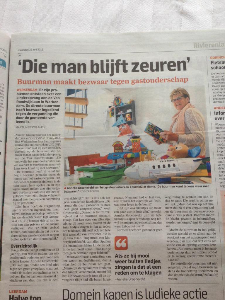 RuthHuisman's tweet photo. Gastouderopvang of groot gezin als buren. bezwaar en accepteren. #ikbegrijphetniet @anna_anneke http://t.co/D6eGUMrlC2