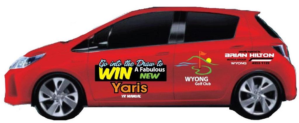 WyongGolfClub's tweet image. Win a #toyota Yaris! Thanks to #brianhiltonmotorgroup for details visit wyonggolfclub.com