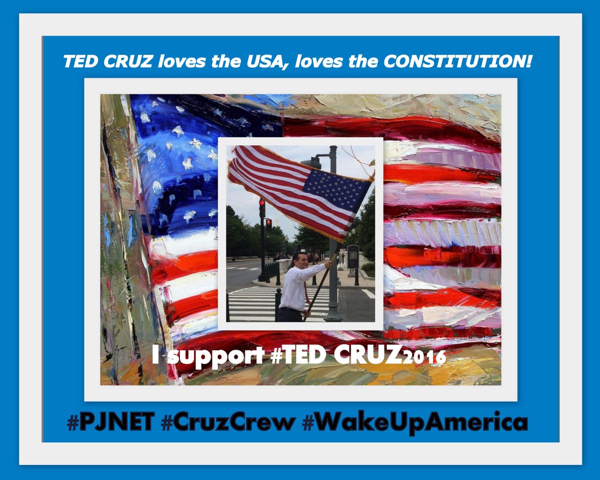 dansch2002's tweet photo. MT @jstines3: Ted Cruz loves the CONSTITUTION and understands that he serves We, the People! https://t.co/ESF7TlCNBP #CruzCrew #PJNET