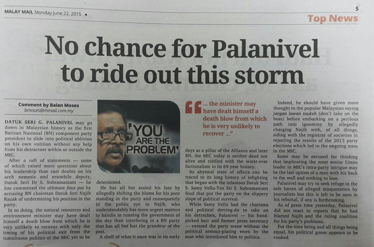 <a href="/NajibRazak/">Mohd Najib Tun Razak</a> sir, it's your call. #subrapower <a href="/kvssubra/">subramaniam</a> <a href="/PKamalanathan/">P Kamalanathan ப. கமலநாதன் 🇲🇾</a> <a href="/TMohan18/">T.Mohan</a> <a href="/sivarraajh/">Sivarraajh</a>