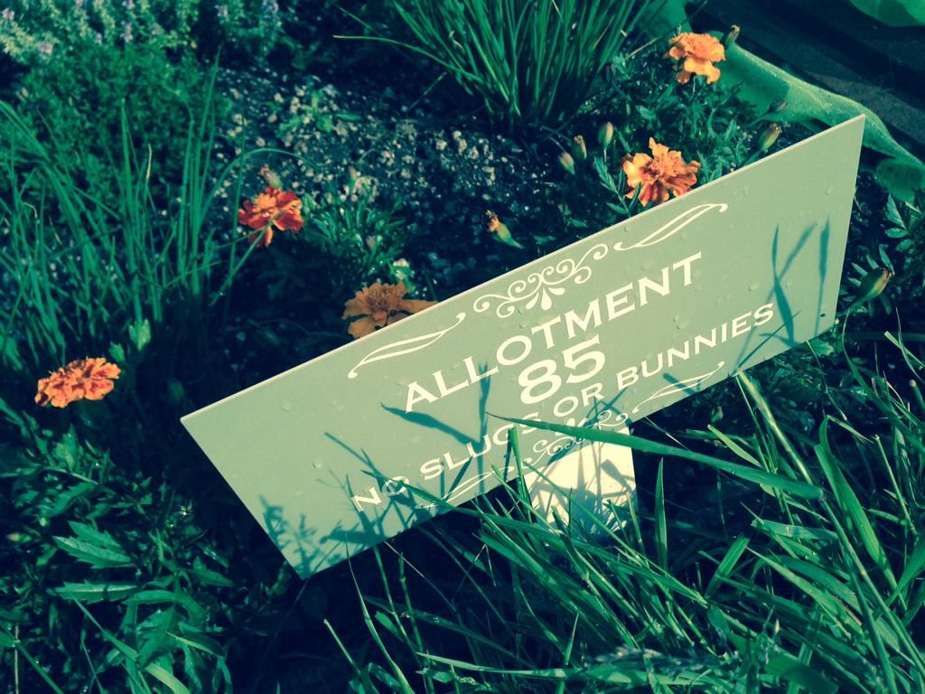 PlotBound's tweet photo. #allotment got a sweet new sign
v cool birthday present from lil sis
do hope my slugs are the literate kind http://t.co/hiqRBz66xw