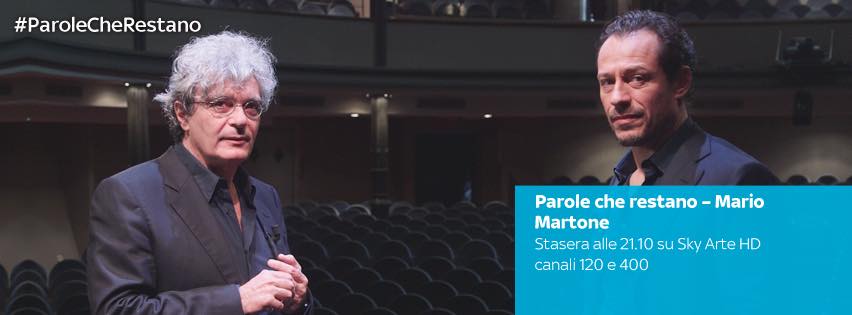 ferraginapress's tweet photo. Stefano Accorsi incontra Mario Martone in #ParoleCheRestano su #SkyArteHD #letteratura @PergolaFirenze @NuovoTeatro http://t.co/gwucSX8YYV