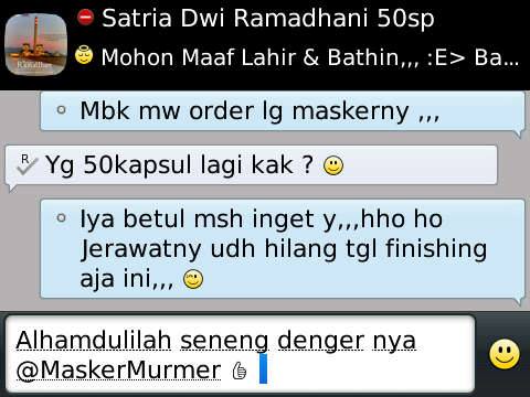 MaskerMurmer's tweet photo. #Testimoni kak Satria pake masker spirulina masalah jerawat di wajahnya udah hilang, Mau ? yuk di order PIN: 23BEB826 http://t.co/ccHIvMK44R
