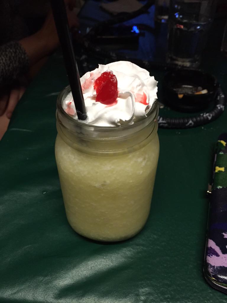 mukappa_alpha's tweet photo. @drangleson I bought a daiquiri for you :) #missmykRows http://t.co/iGpTHYQ9oF