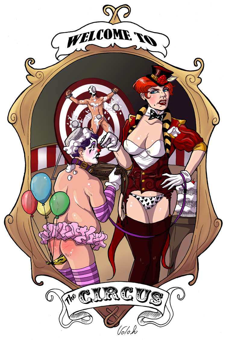 Miss Atreides on X: More #sissy art by voloh. Sissy circus! The pies! That  banana! SO MUCH LOVE!! <3 http:t.co47BKwAlS3U  X