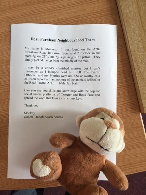 WaverleyBeat's tweet photo. Please RT as much as possible.

Really want this little monkey to find his way home... http://t.co/yUiBjZGRM8
