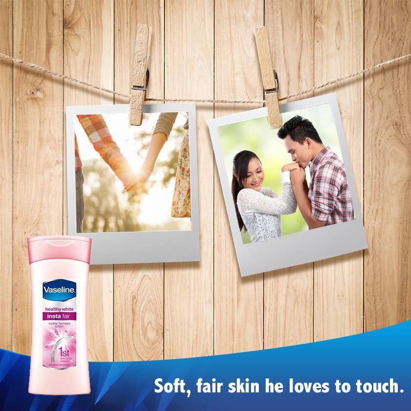 VaselinePH's tweet photo. With Vaseline Instant Fair lotion, you get 4x fairer skin instantly guaranteed to catch his eye! #InstantFairWorks http://t.co/SElvglDJBb