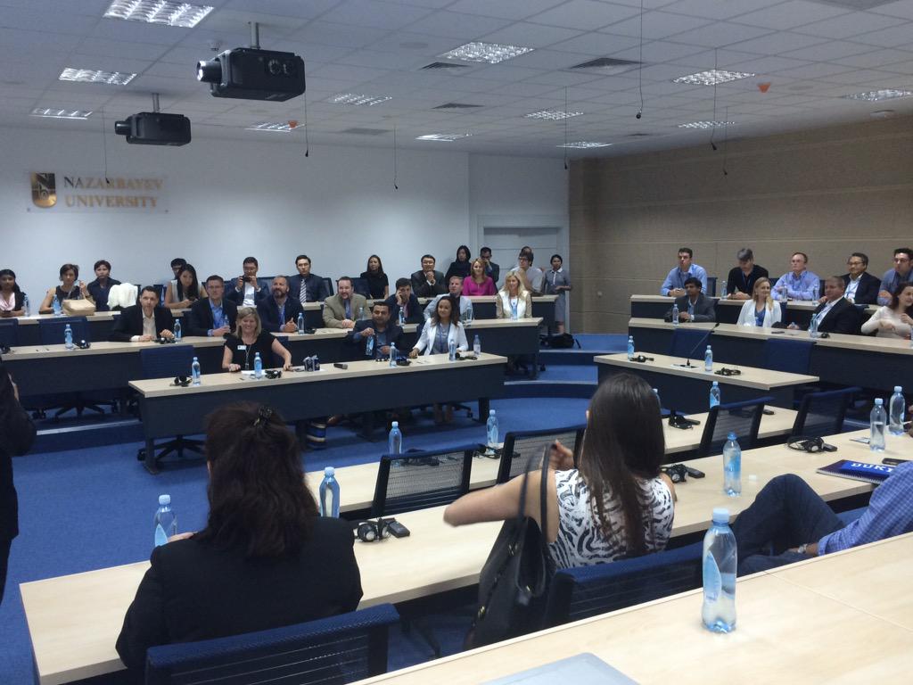 NUGSB's tweet photo. Welcome to Kazakhstan and NU, @DukeFuqua's Global Executive MBA! http://t.co/joJqRNPA2z
