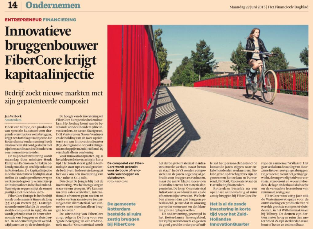 MartijnSchol's tweet photo. Nu in #FD. Vanmiddag tijdens #IQjaarevent feestelijk moment #FiberCore in @van_nelle Fabriek http://t.co/4MTM1fUjRY http://t.co/jUrnGYi4TF