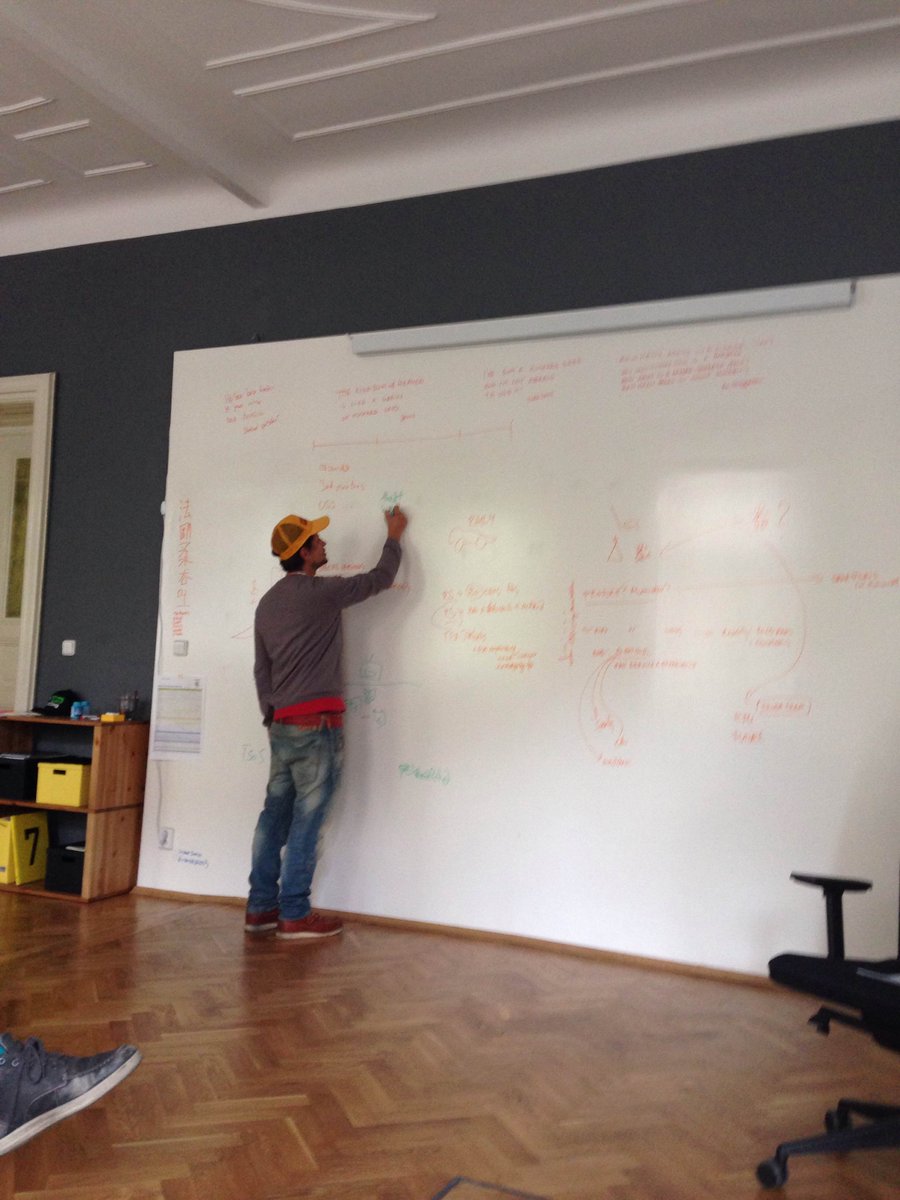 CycleHackPrague's tweet photo. Our guru Honza hacking the theft barrier last Friday #cyclehack #cyclehackprague http://t.co/eiZD4tqWqs