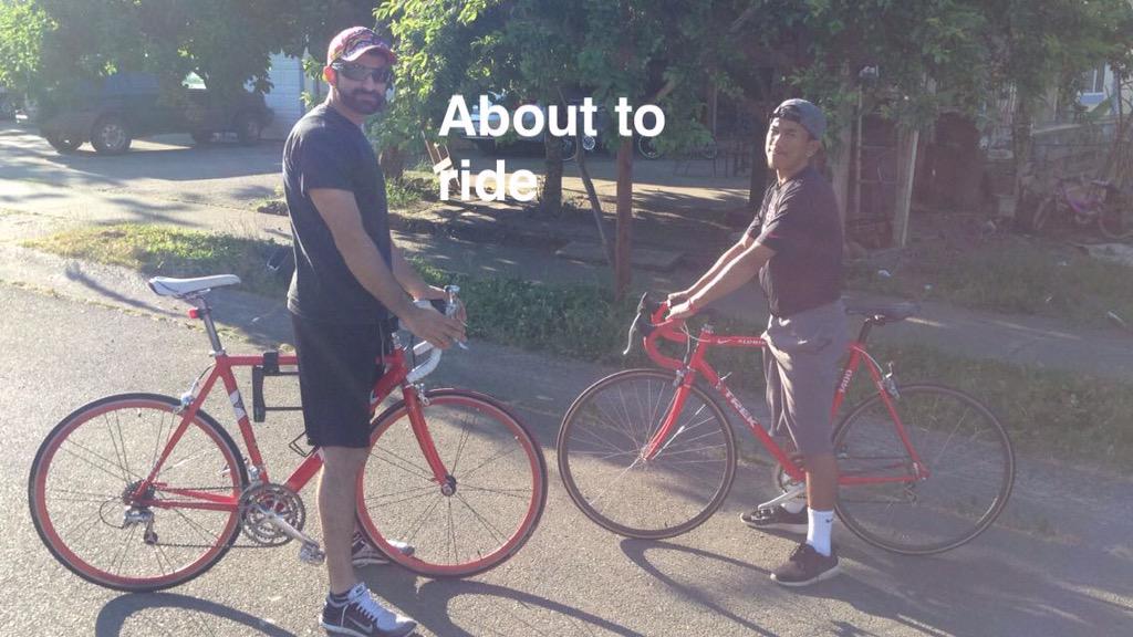 mooserony's tweet photo. Yall need to get a bike n ride.#trekboy http://t.co/9odIJfceOv