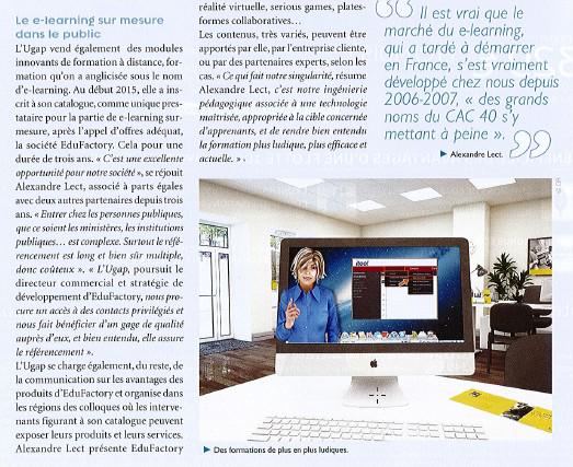 TaupiacSeb's tweet photo. @ugap et l'#innovation au cœur du magazine Conquérir
Faciliter accès à elearning @edufactory_
http://t.co/rpgMVUiWEo http://t.co/8H9Sko59Op