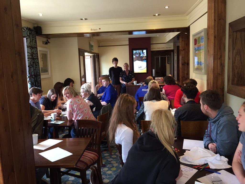 The Hunsworths funtastic lock-in <a href="/WeAreSUGM/">WeAreSUGM</a> @brewersfayre