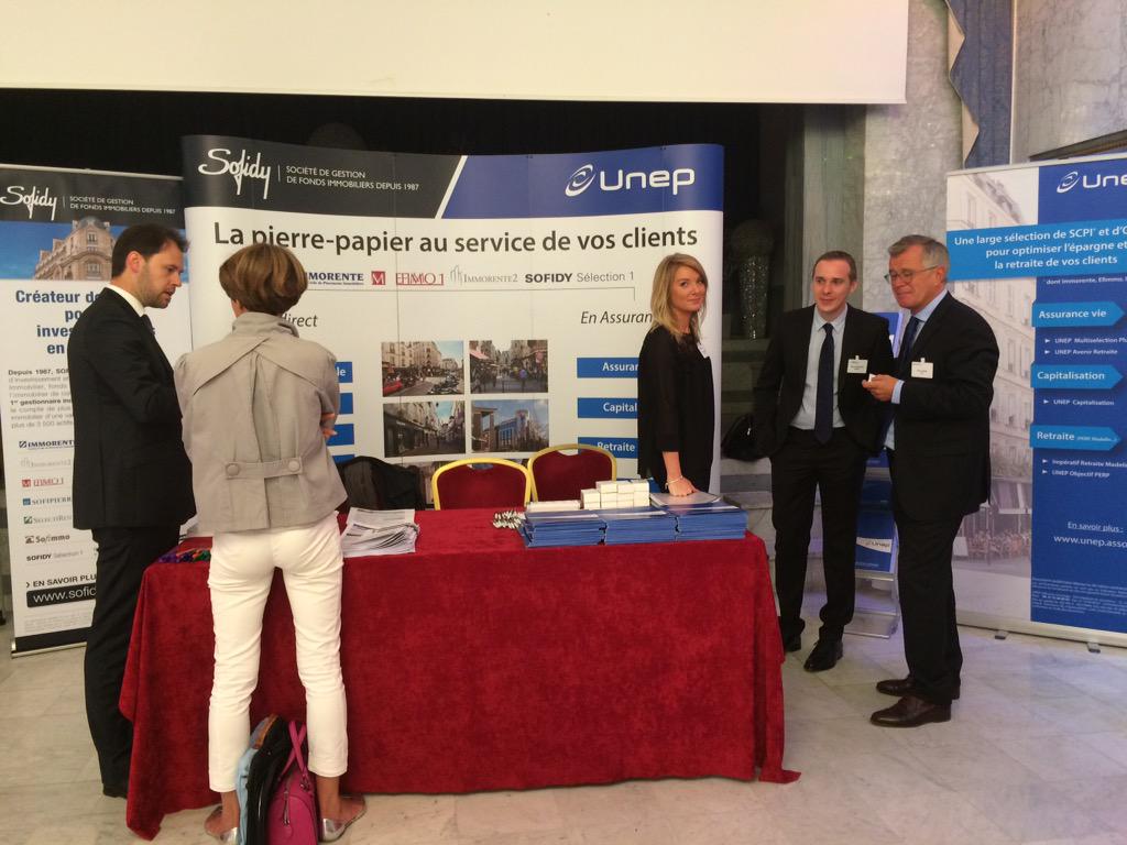 Unep et Sofidy vous attendent aux Assises de la Pierre-Papier ! #scpi #assurancevie #salon