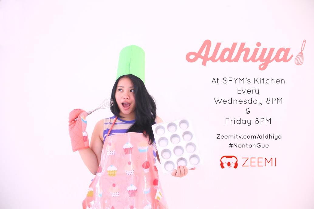 Masak seru yuk bareng <a href="/aldhiya/">Neng Nong</a> jam 8 malem ini di zeemitv.com/aldhiya jgn lupa follow channelnya