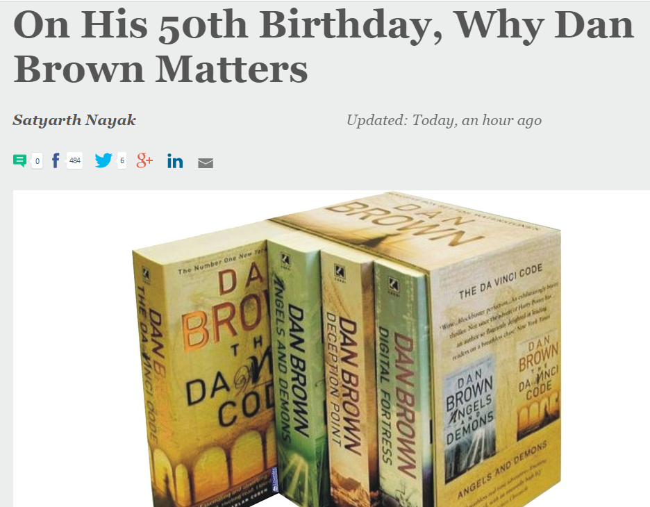 Wishing a very happy 50th birthday. My write-up in The Quint -  