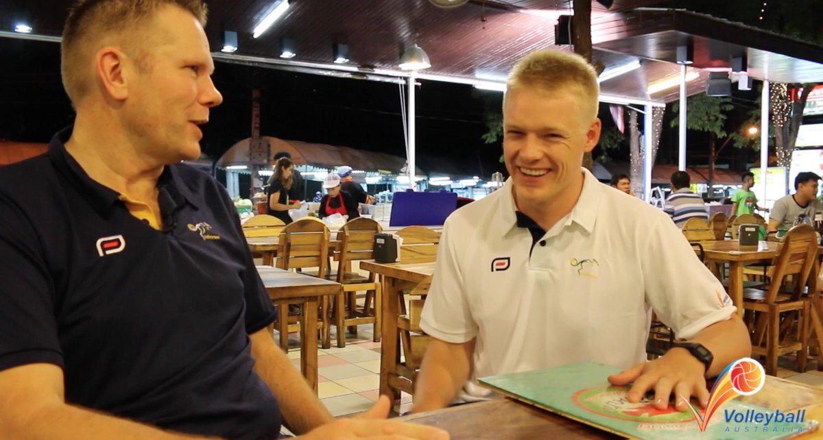 ausvolley's tweet photo. Women's coach Mark Barnard gives an overview of the weeks leading up to #FIVBgrandprix watch https://t.co/ipKMKaSkYY http://t.co/hhWiE4TwSH