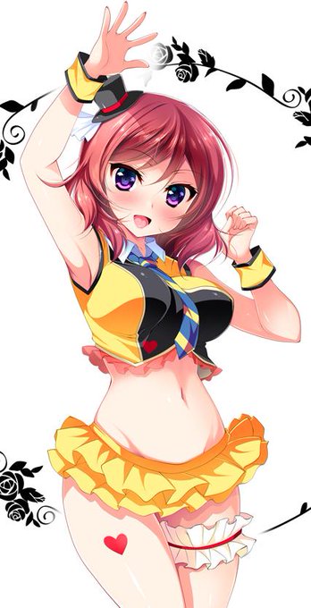 きのうのラフはSUNNY DAY SONG衣装でしたー(・∀・`*)いろいろ布地を取っ払ってるけど! 