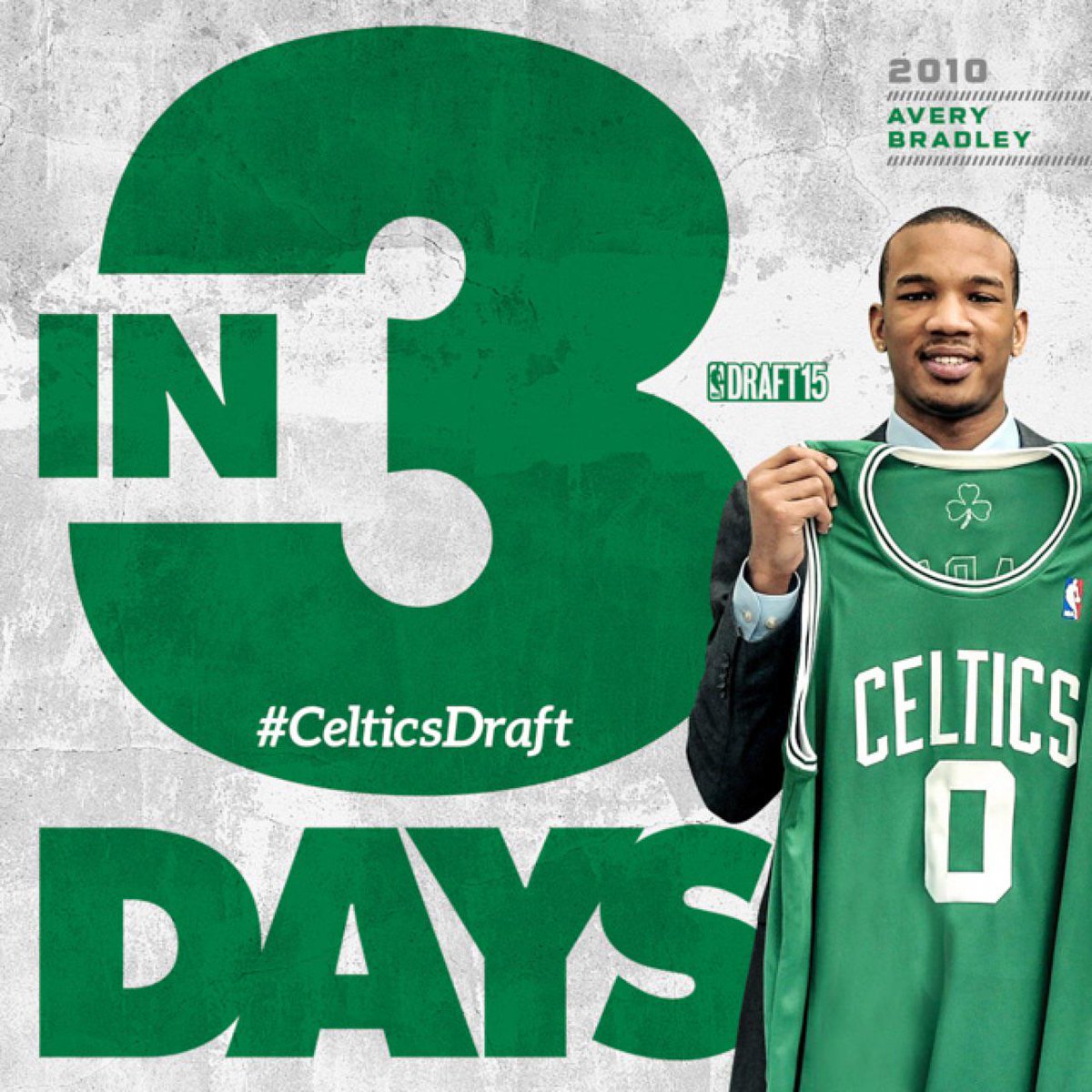The 2015 @NBADraft is just 3 days away. Who will end up in green this year? #CelticsDraft http://t.co/wecHLAQvtL