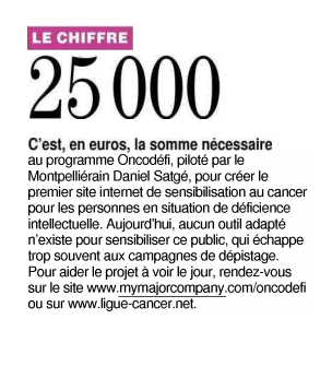 PabloColin's tweet photo. Retrouvez le projet #Oncodefi @laliguecancer @MyMajorCompany dans @Midilibre #crowdfunding https://t.co/XblNHqL77B http://t.co/HlYKYgLyt4