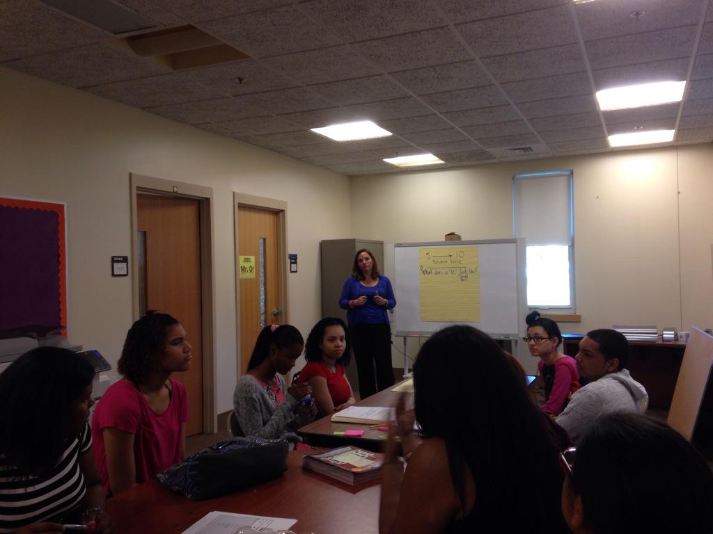 youngvoicesri's tweet photo. YV students at JSEC planning for the next school with their Principal. #stuvoice #educhatri #sclchat http://t.co/qMGuLBU4sC