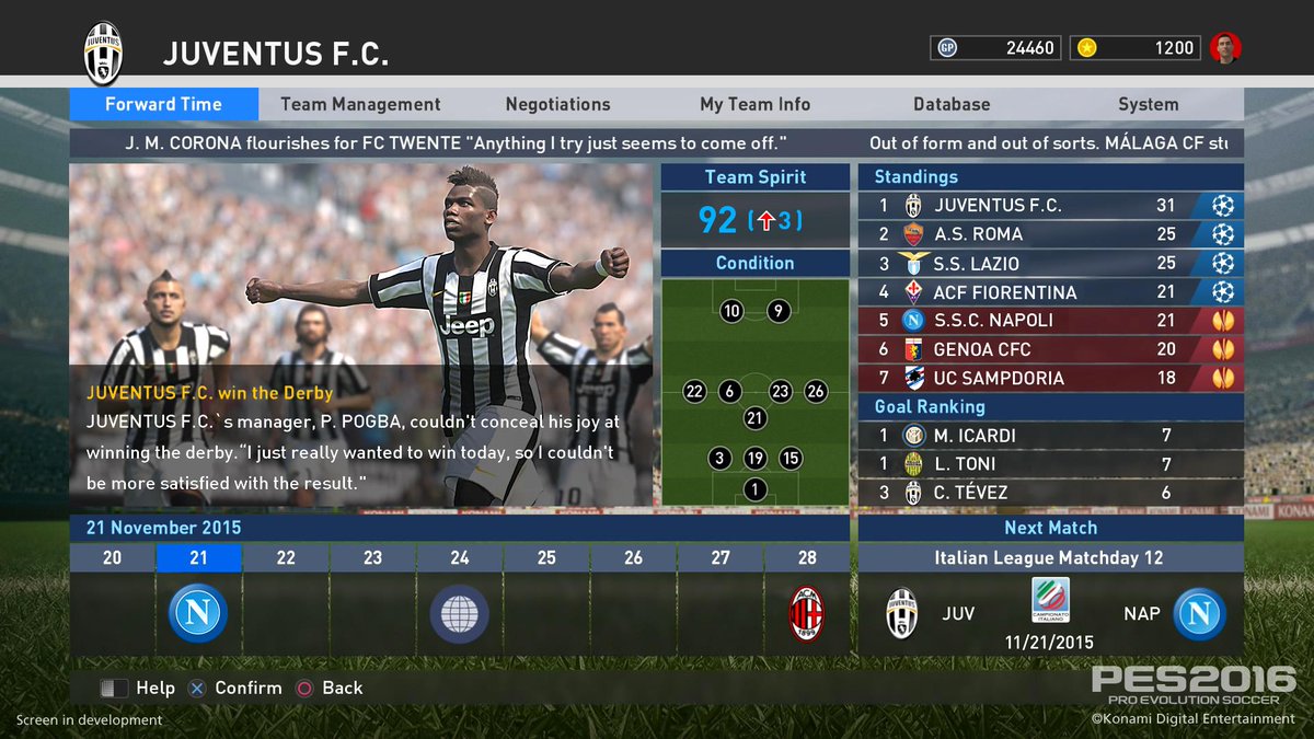 Pro Evolution Soccer on Twitter: "@N1CK1940 Yes, injuries  