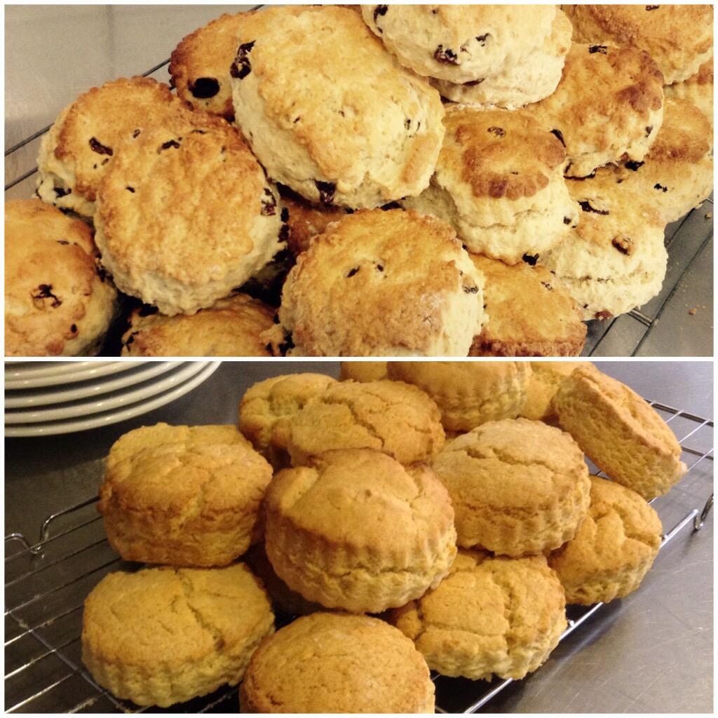 cafexpresso38's tweet photo. Freshly baked scones today! Plain, cheese, fruit and now GLUTEN-FREE option! Make that cream tea less naughty! http://t.co/hrUbBENRA6