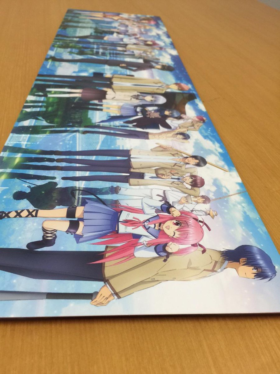 神様になった日 Charlotte Ab 公式アカウント キャラデザ 総作画監督 平田雄三氏描き下ろしデジパックイラスト 写真の画角に納めるのがやっとなほど 横に長いイラストです 21キャラ登場 Box絵柄と比べると1人増えているようです 誰か増えたか確認して