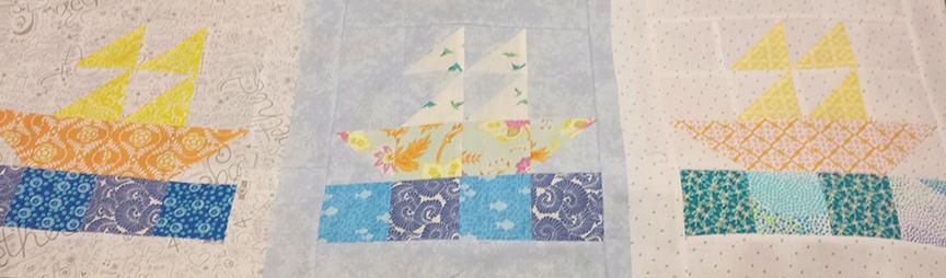 TidelineQuilts's tweet photo. Spent the weekend a'sail!  Making these scrappy sailboat blocks for a baby quilt.  What did everyone else work on? http://t.co/nAWRgx2iLz