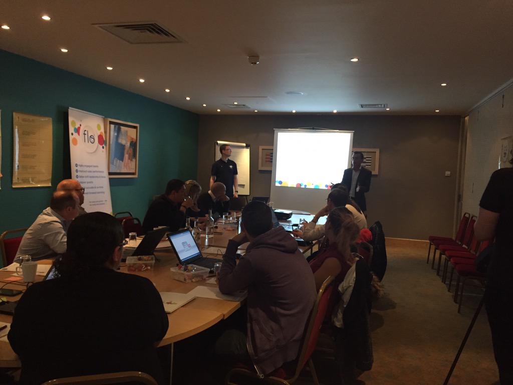 Bogdan going with the Flo with his engaged team.