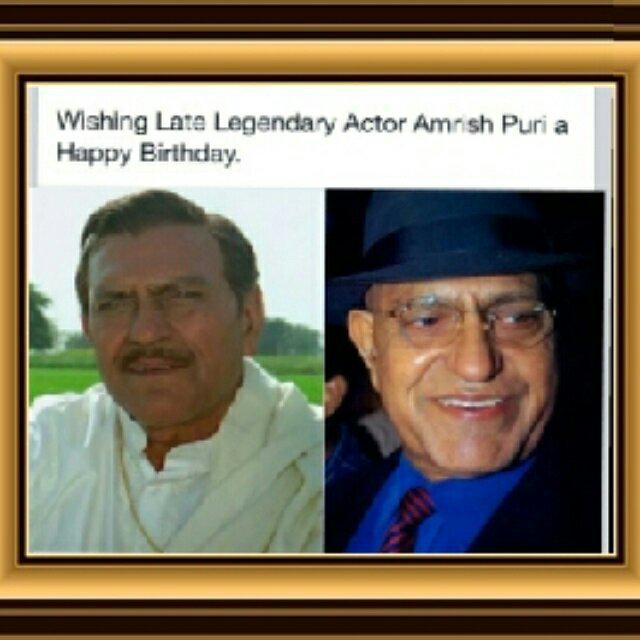   harryjosh7: Wishing late legendary actor Amrish Puri ji a very happy birthday god bless your sou 