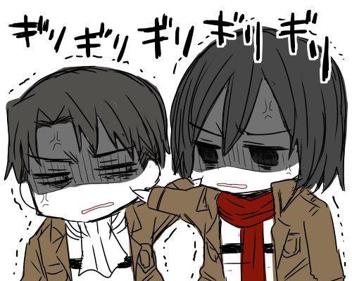 jaeger__yaoi's tweet photo. Коротко о взаимоотношениях Микасы и Леви: http://t.co/ignORDKTAB