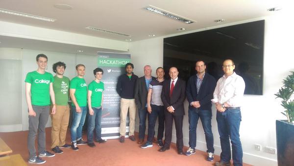 Callsign's tweet photo. Well done to Authenticket who came 2nd #24hourhackathon #cschack @cmaple @WMGCyber @smcdermott22 @converttt @VivantiM http://t.co/htSxdhToY4