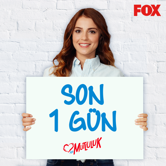 TurkiyeFox's tweet photo. Mutluluk neydi? Bunun cevabını hep birlikte yarın 21.00'de göreceğiz! #AdıMutluluk için son 1 gün. http://t.co/ix3njxUD5K