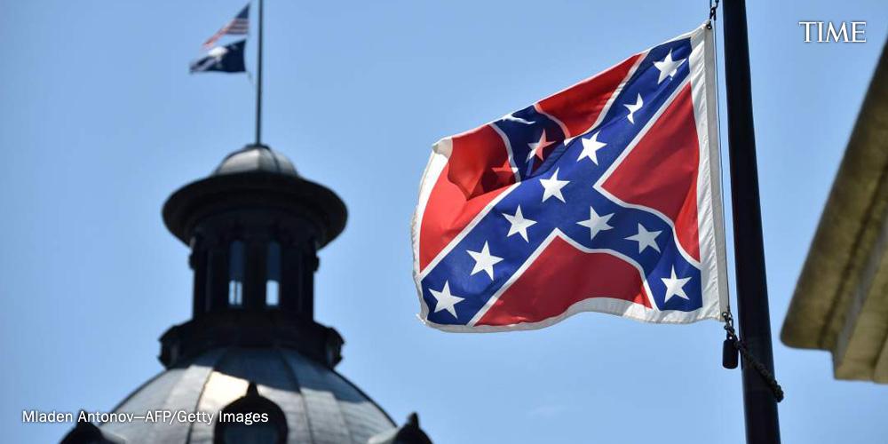 TIME's tweet photo. “The Confederate flag in every state, in every form, must come down” http://t.co/woAIhaSzna http://t.co/0Wt5xfVEx0