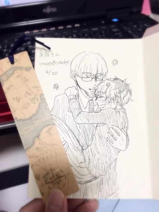 かんべさんからめっちゃかわいいメッセージカードきた〜;;;; 