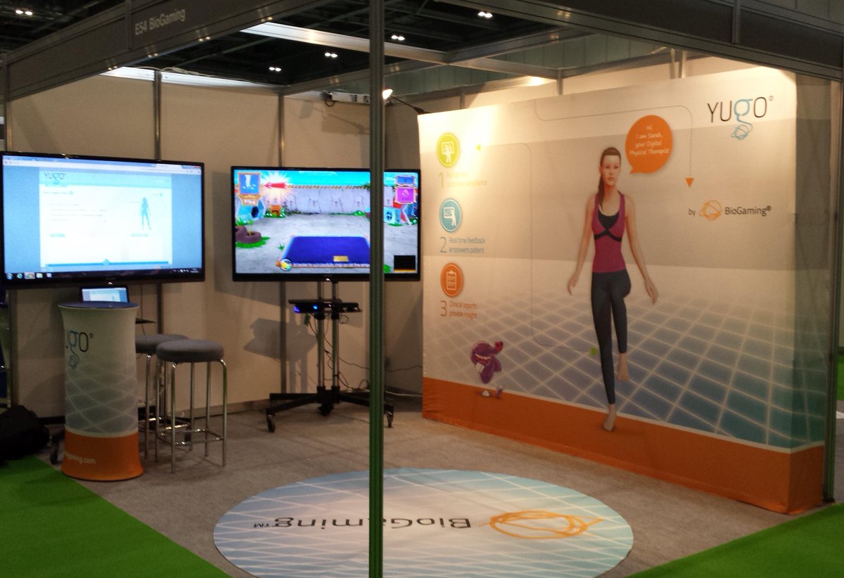 BioGamingPT's tweet photo. We had the pleasure of demonstrating our Virtual Reality Rehab system at @TheCOPAshow.
Thank you all for visiting us. http://t.co/s4hTCtxDLA