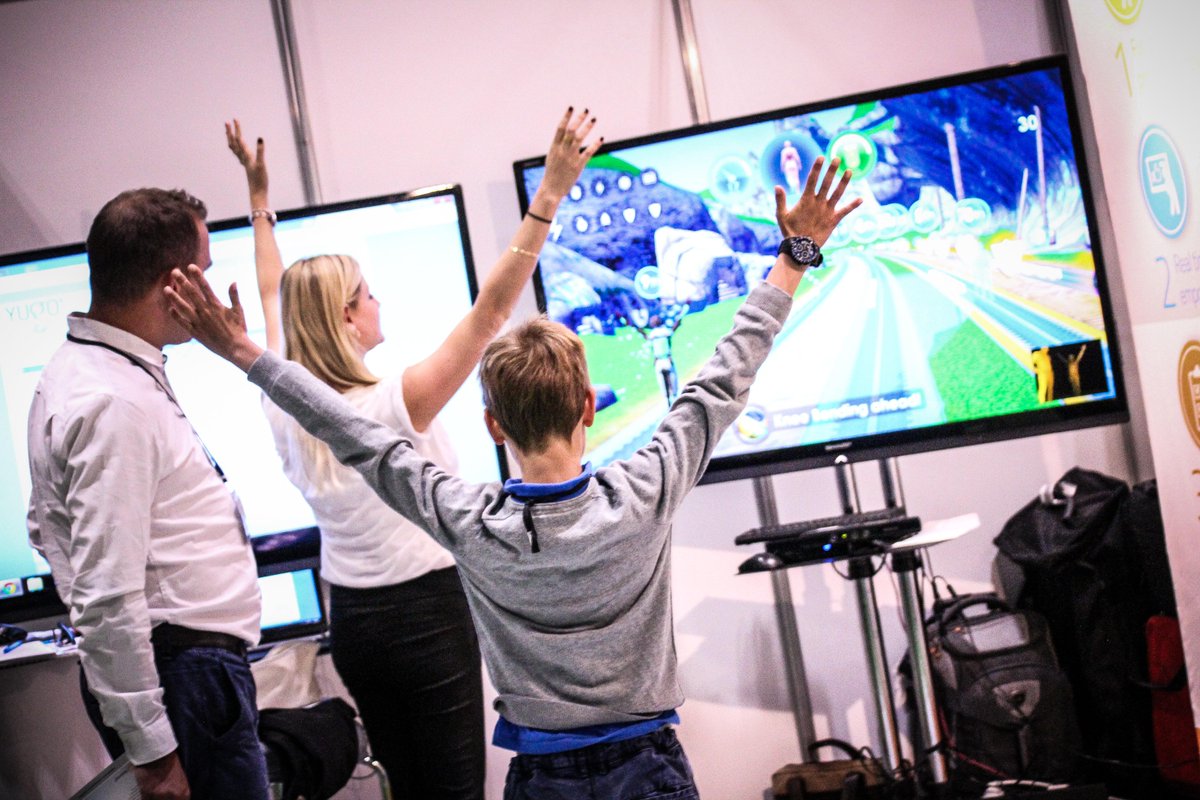 BioGamingPT's tweet photo. We had the pleasure of demonstrating our Virtual Reality Rehab system at @TheCOPAshow.
Thank you all for visiting us. http://t.co/s4hTCtxDLA