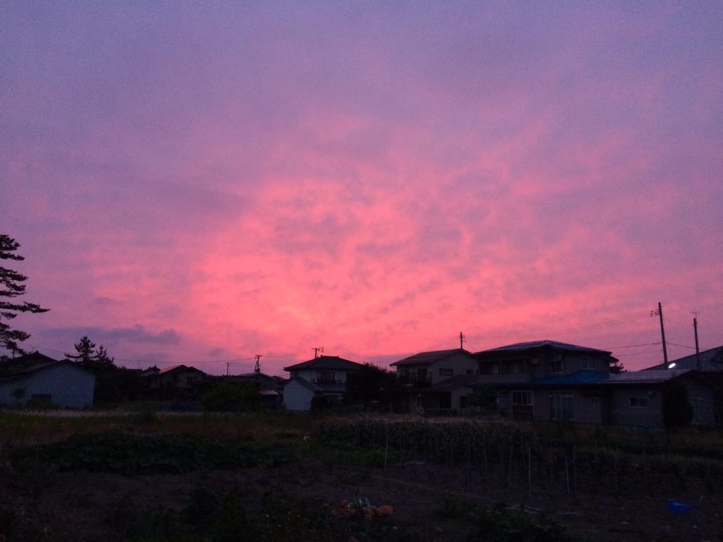 TT_shonan_wind's tweet photo. そういえば、今日は夕焼けがすごかった～ http://t.co/yK4IJaxShd