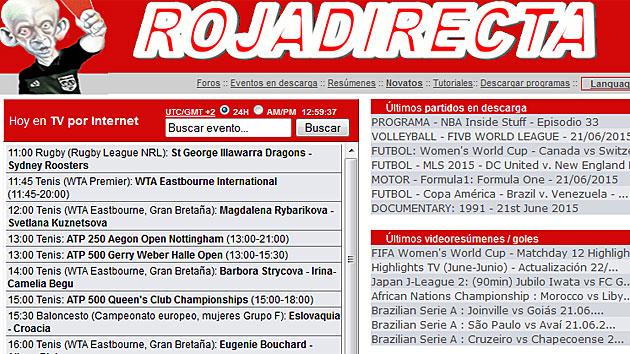 marca's tweet photo. Rojadirecta tendrá que cesar la emisión de partidos de fútbol http://t.co/xarXWltqXc http://t.co/B5eu82MxVA