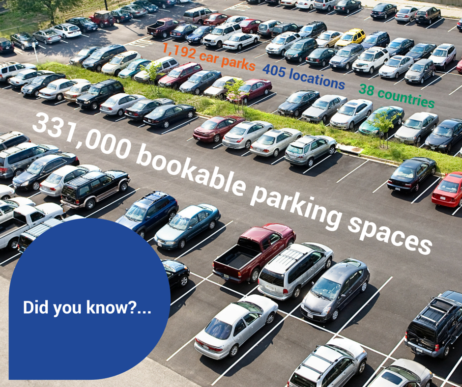 ParkViaZA's tweet photo. Did you know? We have 331,000 bookable parking spaces in 1,192 car parks from 405 locations in 38 countries. http://t.co/MUc6qjxAcr
