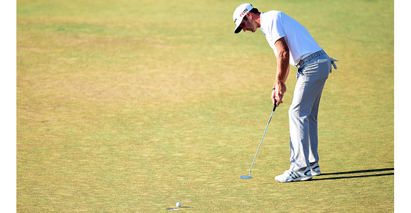 GolfDigest's tweet photo. "And I thought: 'Please don't miss, Dustin. Please, do not miss this fucking putt.'" http://t.co/gaomhZEPKl http://t.co/sJXHVrYfPg